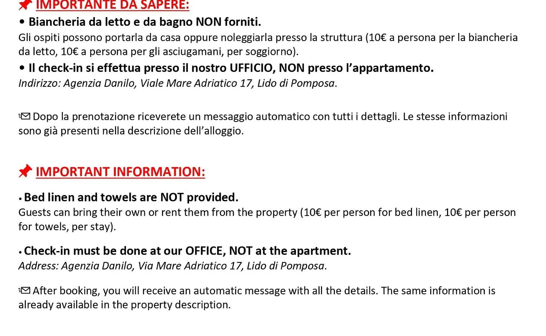 Casa vacanze Villa Aurora 2 Lido di Pomposa